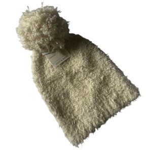 Cream soft cozy beanie by Lemon OS